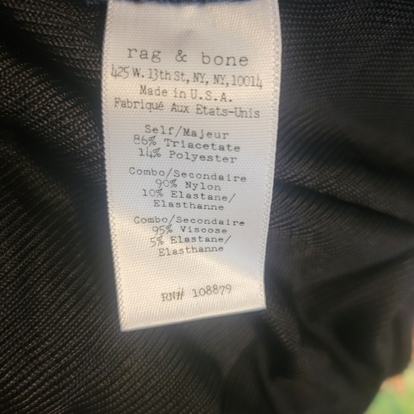 Rag & Bone Neoprene Colorblock Longsleeve Pullover - Picture 9 of 14